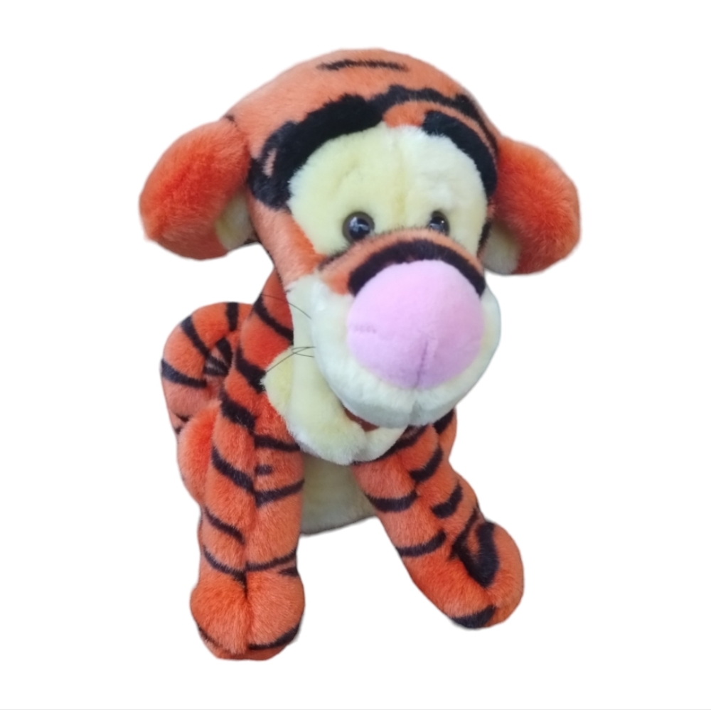 Walt Disney Tigger 11" Plush Stuffed Animal Curly Coiled Tail Winnie-the-Pooh